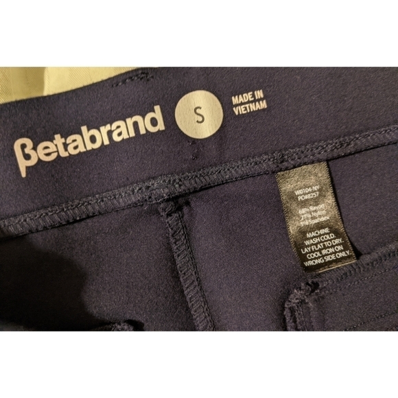 Betabrand Navy Dress Pant Yoga Pants Bootcut Size Small - Picture 6 of 8